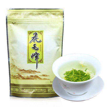 香气四溢的四川特产 叙府花毛峰茉莉花茶2020新茶